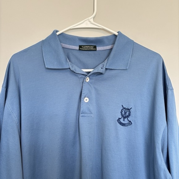 St. Andrews Links Collection Men's Golf Polo‎ Large Italy Marbas Business Casual - Picture 4 of 13
